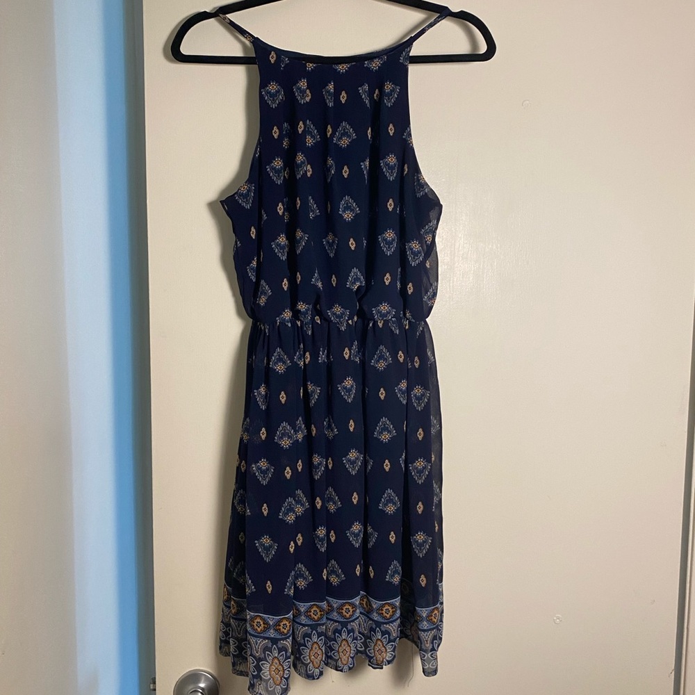Francesca’s Miami high-neck paisley dress